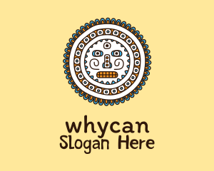 Mayan Tribal Centerpiece  Logo
