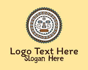 Mayan Tribal Centerpiece  Logo