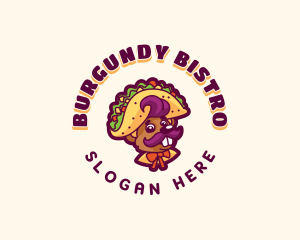 Mouse Taco Snack logo design