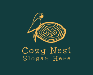 Nest - Bird Parrot Nest logo design