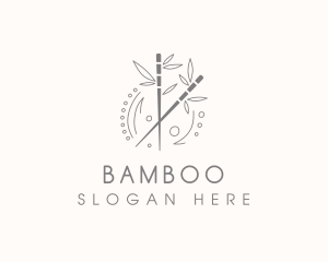 Leaf Bamboo Acupuncture     logo design