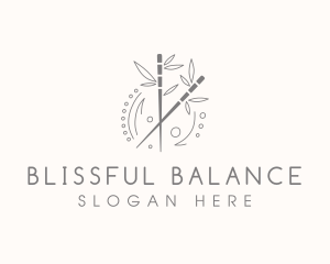 Leaf Bamboo Acupuncture     logo design