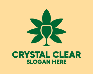 Glass - Cannabis Glass logo design