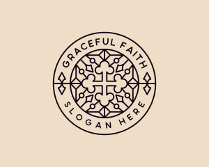 Christianity - Christian Worship Cross logo design