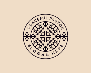 Pastor - Christian Worship Cross logo design
