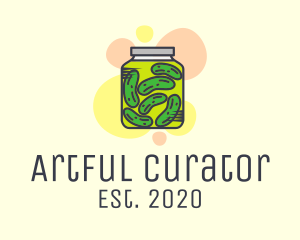 Pickled Cucumber Jar  logo design