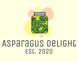 Pickled Cucumber Jar  logo design