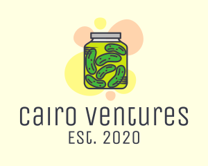 Pickled Cucumber Jar  logo design