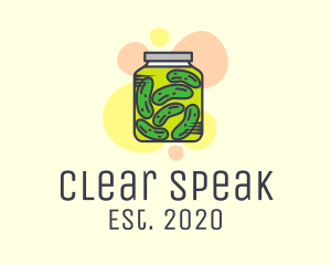 Pickled Cucumber Jar  logo design