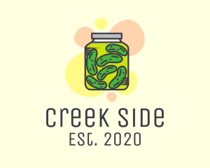 Pickled Cucumber Jar  logo design