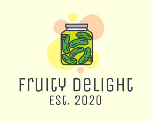 Pickled Cucumber Jar  logo design