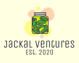 Pickled Cucumber Jar  logo design