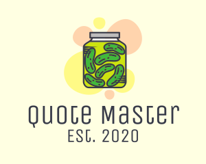 Pickled Cucumber Jar  logo design