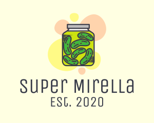 Pickled Cucumber Jar  logo design