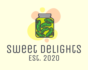 Pickled Cucumber Jar  logo design