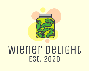 Pickled Cucumber Jar  logo design