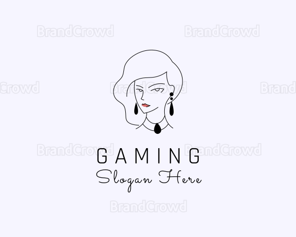 Female Jewelry Accessories Logo