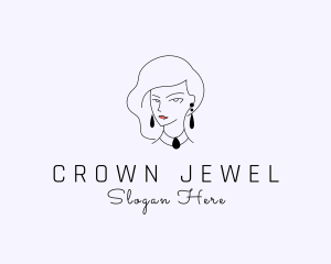 Female Jewelry Accessories logo design