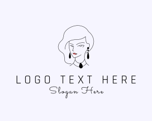 Female Jewelry Accessories Logo