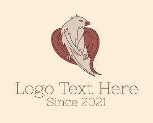 Steppe Eagle - Wild Eagle Aviary logo design