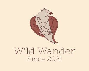 Wild Eagle Aviary  logo design