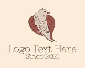 Eagle - Wild Eagle Aviary logo design
