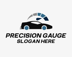 Gauge - Fast Car Gauge logo design