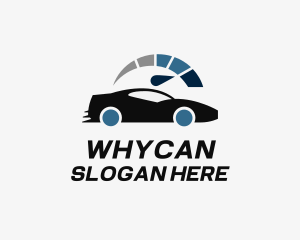 Car Dealer - Fast Car Gauge logo design