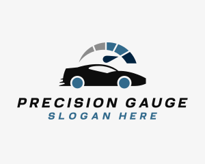 Fast Car Gauge  logo design