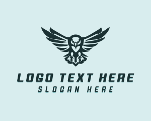 Fauna - Flying Eagle Bird logo design