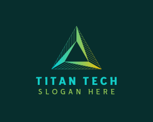 Pyramid Tech Agency logo design