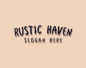 Rustic Generic Brush logo design