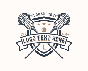 Grappling - Lacrosse Varsity League logo design