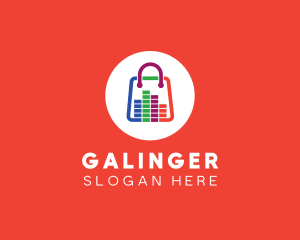 Supermarket - Sound System Shopping Bag logo design