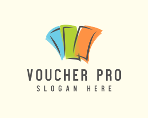 Voucher - Raffle Coupon Ticket logo design