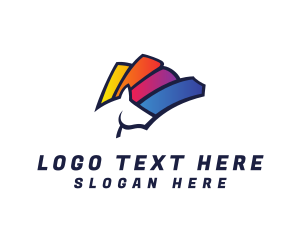 Gay - Creative Multimedia Horse logo design