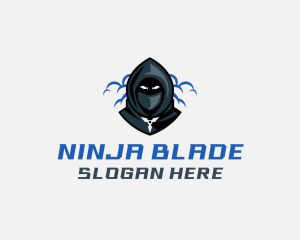 Ninja Blade Warrior logo design