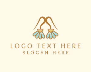 Boutique - Fashion Jewelry Earring logo design
