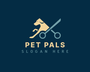 Pet Dog Grooming logo design