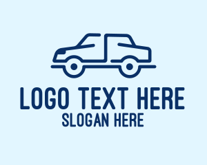 Simple - Simple Blue Automotive Car logo design