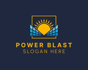 Sun Solar Power logo design