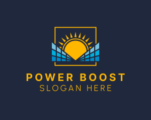 Sun Solar Power logo design