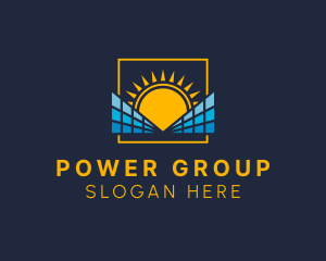 Sun Solar Power logo design