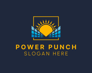 Sun Solar Power logo design