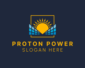 Sun Solar Power logo design