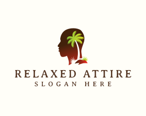 Tree Head Relaxation logo design