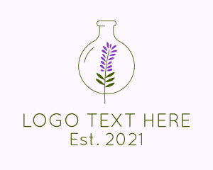 Relax - Essential Lavender Oil logo design