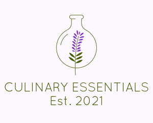 Essential Lavender Oil logo design