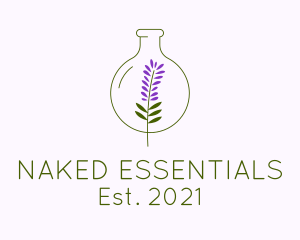 Essential Lavender Oil logo design