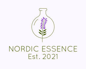 Essential Lavender Oil logo design